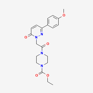 ethyl 4-{[3-(4-methoxyphenyl)-6-oxopyridazin-1(6H)-yl]acetyl}piperazine-1-carboxylate