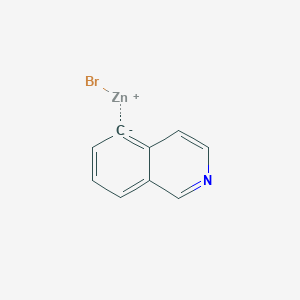 molecular formula C9H6BrNZn B15529740 Isoquinolin-5-ylZinc bromide 