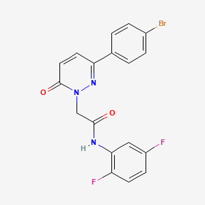 2-(3-(4-bromophenyl)-6-oxopyridazin-1(6H)-yl)-N-(2,5-difluorophenyl)acetamide