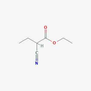 molecular formula C7H11NO2 B155315 Ethyl 2-cyanobutanoate CAS No. 1619-58-5