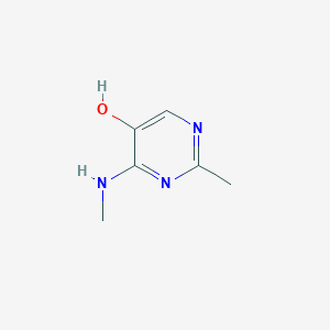 2-Methyl-4-(methylamino)pyrimidin-5-ol