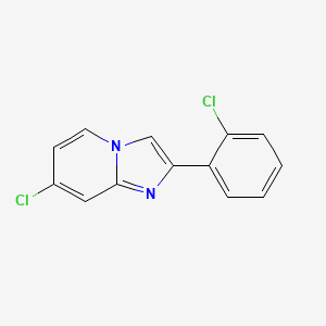 7-Chloro-2-(2-chlorophenyl)imidazo[1,2-a]pyridine