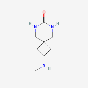 2-(Methylamino)-6,8-diazaspiro[3.5]nonan-7-one