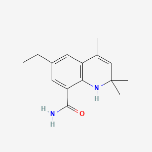 6-Ethyl-2,2,4-trimethyl-1,2-dihydroquinoline-8-carboxamide