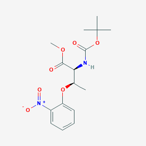 Methyl N-(tert-butoxycarbonyl)-O-(2-nitrophenyl)-L-threoninate