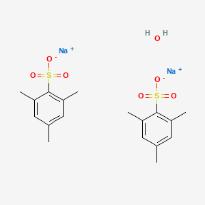 Disodium;2,4,6-trimethylbenzenesulfonate;hydrate