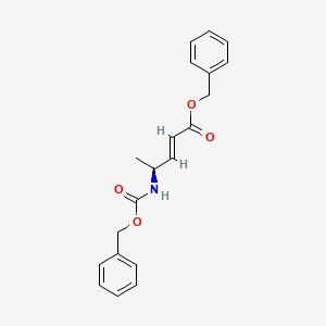 (S,E)-Benzyl 4-(((benzyloxy)carbonyl)amino)pent-2-enoate