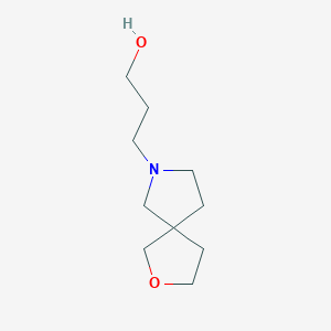 3-(2-Oxa-7-azaspiro[4.4]nonan-7-yl)propan-1-ol