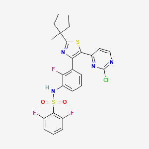 N-(3-[5-(2-Chloro-4-pyrimidinyl)-2-(1,1-diethylethyl)-1,3-thiaZol-4-yl]-2-fluorophenyl)-2,6-difluorobenZenesulfonamide