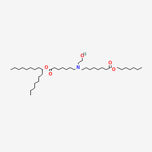 molecular formula C40H79NO5 B15532031 Heptyl 8-((7-(hexadecan-8-yloxy)-7-oxoheptyl)(2-hydroxyethyl)amino)octanoate 