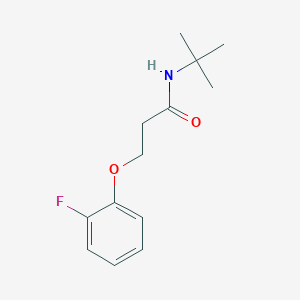 n-(Tert-butyl)-3-(2-fluorophenoxy)propanamide