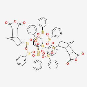 molecular formula C68H64O20Si10 B15532210 DDSQ (Bis(bicyclo[2.2.1]heptane-2,3-dicarboxylic dianhydride) 