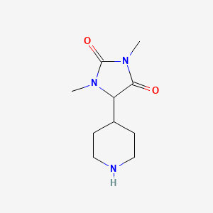 1,3-Dimethyl-5-(piperidin-4-yl)imidazolidine-2,4-dione