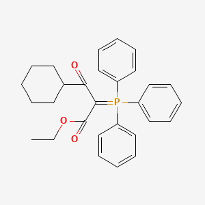 Ethyl 3-cyclohexyl-3-oxo-2-(triphenyl-l5-phosphaneylidene)propanoate