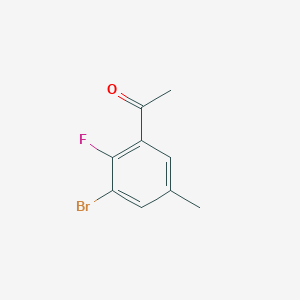 1-(3-Bromo-2-fluoro-5-methylphenyl)ethanone