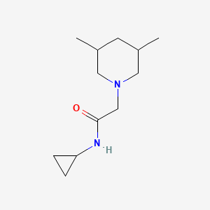 N-cyclopropyl-2-(3,5-dimethylpiperidin-1-yl)acetamide