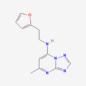 n-(2-(Furan-2-yl)ethyl)-5-methyl-[1,2,4]triazolo[1,5-a]pyrimidin-7-amine