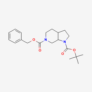 6-Benzyl 1-(tert-butyl) hexahydro-1H-pyrrolo[2,3-c]pyridine-1,6(2H)-dicarboxylate