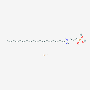 N,N-Dimethyl-N-(3-phosphonopropyl)octadecan-1-aminium bromide