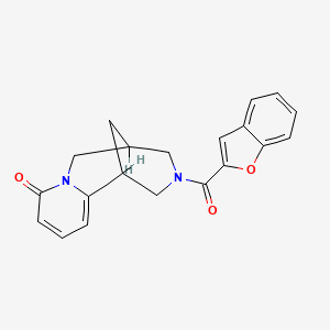 3-(benzofuran-2-carbonyl)-3,4,5,6-tetrahydro-1H-1,5-methanopyrido[1,2-a][1,5]diazocin-8(2H)-one