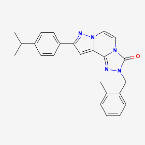 9-(4-isopropylphenyl)-2-(2-methylbenzyl)pyrazolo[1,5-a][1,2,4]triazolo[3,4-c]pyrazin-3(2H)-one