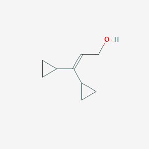 3,3-Dicyclopropylprop-2-en-1-ol