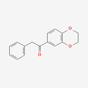 1-(2,3-Dihydro-1,4-benzodioxin-6-yl)-2-phenylethanone