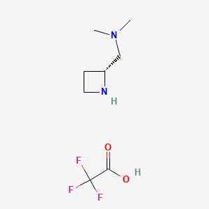 1-[(2R)-Azetidin-2-yl]-N,N-dimethyl-methanamine TFA Salt