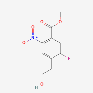 Methyl 5-fluoro-4-(2-hydroxyethyl)-2-nitrobenzoate