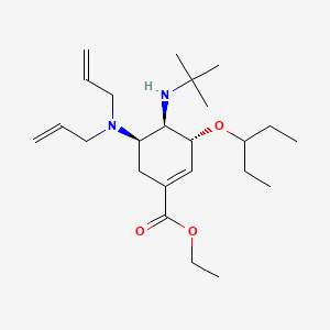 Ethyl (3R,4R,5R)-4-(tert-butylamino)-5-(diallylamino)-3-(pentan-3-yloxy)cyclohex-1-ene-1-carboxylate