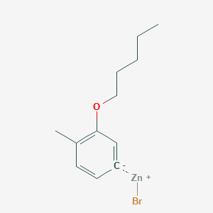 (4-Methyl-3-(n-pentyloxy)phenyl)Zinc bromide