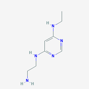 N4-(2-aminoethyl)-N6-ethylpyrimidine-4,6-diamine