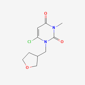 6-chloro-3-methyl-1-((tetrahydrofuran-3-yl)methyl)pyrimidine-2,4(1H,3H)-dione