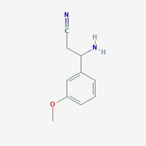 3-Amino-3-(3-methoxyphenyl)propanenitrile