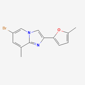 6-Bromo-8-methyl-2-(5-methylfuran-2-yl)imidazo[1,2-a]pyridine