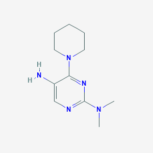 N2,N2-dimethyl-4-(piperidin-1-yl)pyrimidine-2,5-diamine