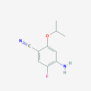 4-Amino-5-fluoro-2-isopropoxybenzonitrile