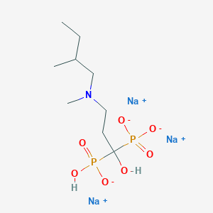 Sodium (1-hydroxy-1-(hydroxyoxidophosphoryl)-3-(methyl(2-methylbutyl)amino)propyl)phosphonate