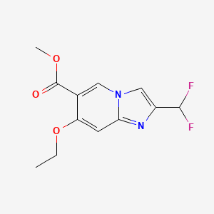 Methyl 2-(difluoromethyl)-7-ethoxyimidazo[1,2-a]pyridine-6-carboxylate