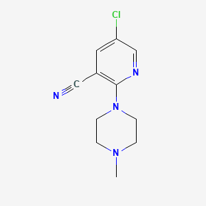 5-Chloro-2-(4-methylpiperazin-1-yl)nicotinonitrile