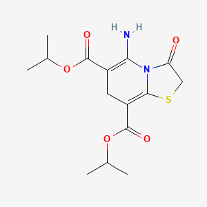 5-Amino-3-oxo-2,3-dihydro-7H-thiazolo[3,2-a]pyridine-6,8-dicarboxylic acid diisopropyl ester