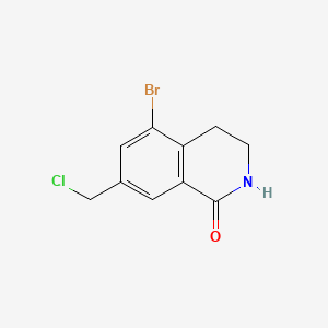 5-Bromo-7-(chloromethyl)-3,4-dihydroisoquinolin-1(2H)-one