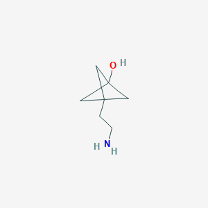 3-(2-Aminoethyl)bicyclo[1.1.1]pentan-1-ol