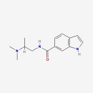 n-(2-(Dimethylamino)propyl)-1h-indole-6-carboxamide