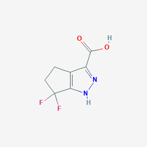 6,6-Difluoro-1,4,5,6-tetrahydrocyclopenta[c]pyrazole-3-carboxylic acid