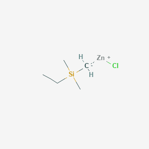 molecular formula C5H13ClSiZn B15532703 DimethylethylsilylmethylZinc chloride 