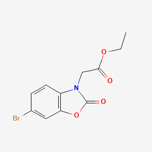 ethyl (6-bromo-2-oxo-1,3-benzoxazol-3(2H)-yl)acetate