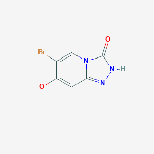 6-Bromo-7-methoxy-[1,2,4]triazolo[4,3-a]pyridin-3(2H)-one