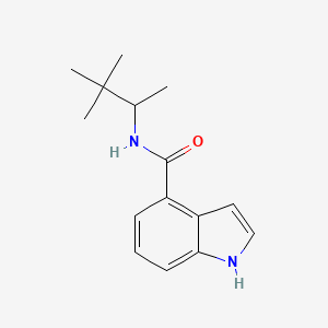 N-(3,3-dimethylbutan-2-yl)-1H-indole-4-carboxamide