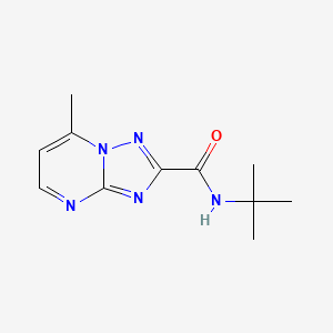 n-(Tert-butyl)-7-methyl-[1,2,4]triazolo[1,5-a]pyrimidine-2-carboxamide